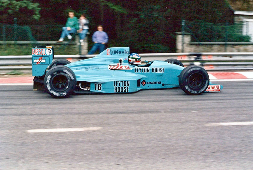 Found a couple more Leyton House March photos from Spa 1988